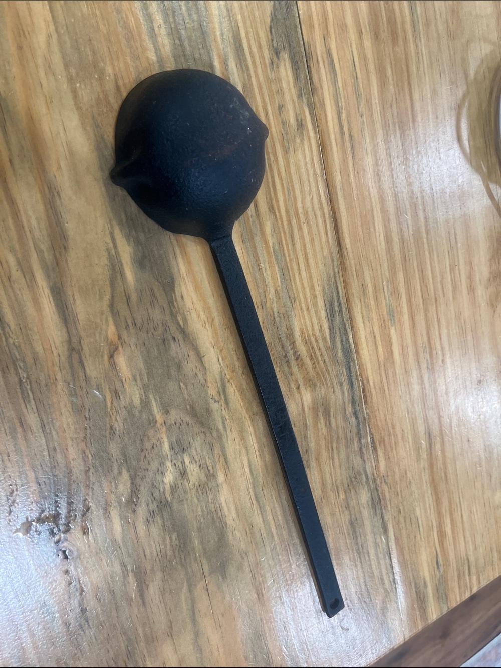 Cast Iron Ladle - Black antique.